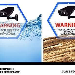 Mandala Crafts - Wholesale Sign - Aluminum Video Surveillance Sign, Security Camera Warning