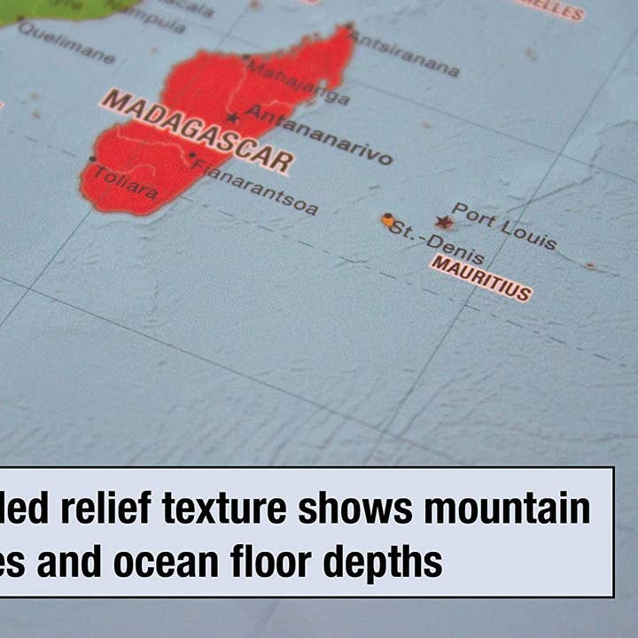 Map Shop – Großhandel Karten – World Voyager Wandkarte, laminiert5