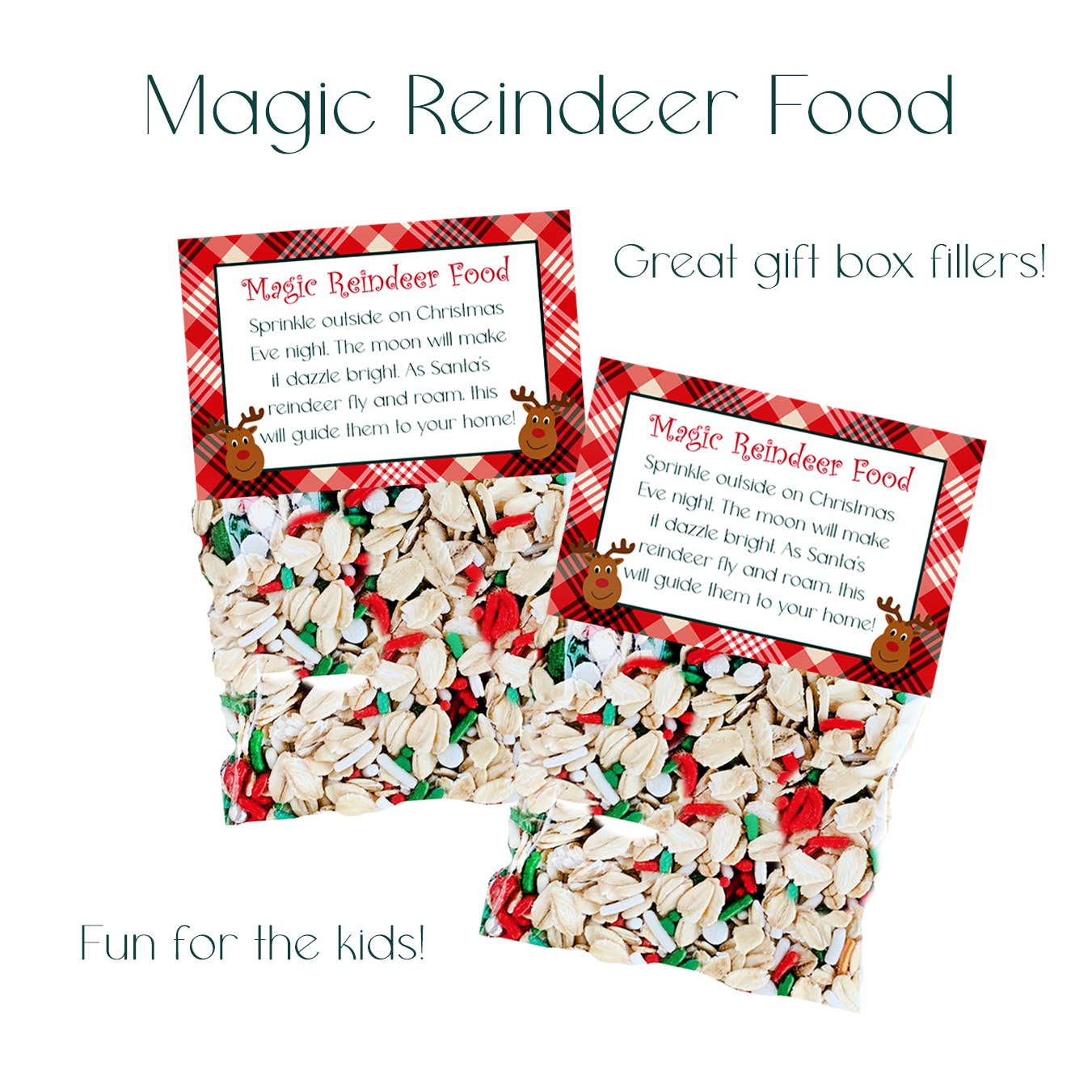 Jolly Rae – wholesale Gag gift/novelty gift – Magic Reindeer Food Stocking Stuffer1