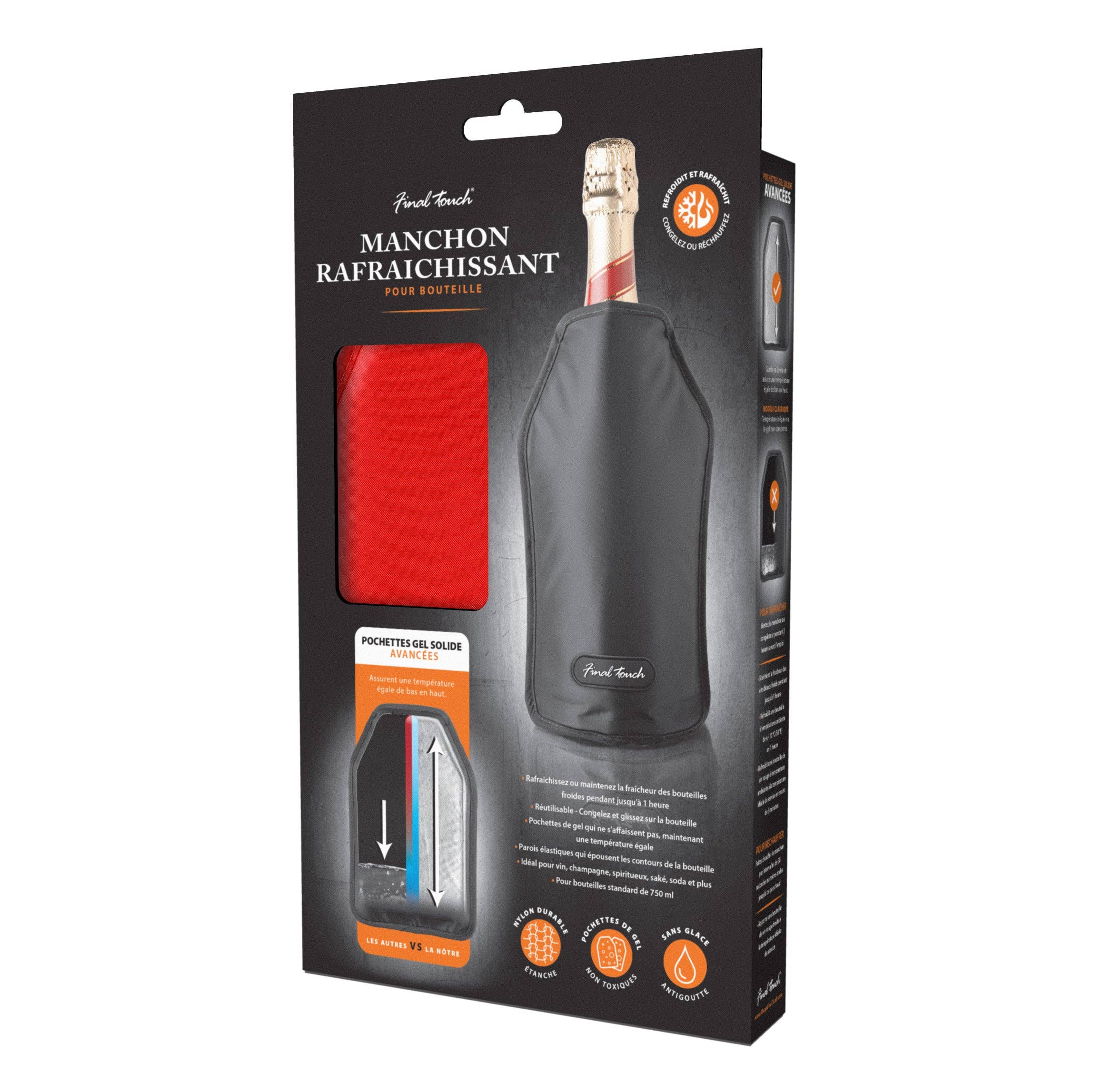 Final Touch - Wholesale Wine Tote - Final Touch Wine Bottle Cooler Sleeve46