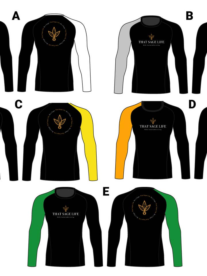 That Sage Life - Wholesale Rashguard - Kids - Kids Jiu Jitsu Ranked Rashguard1