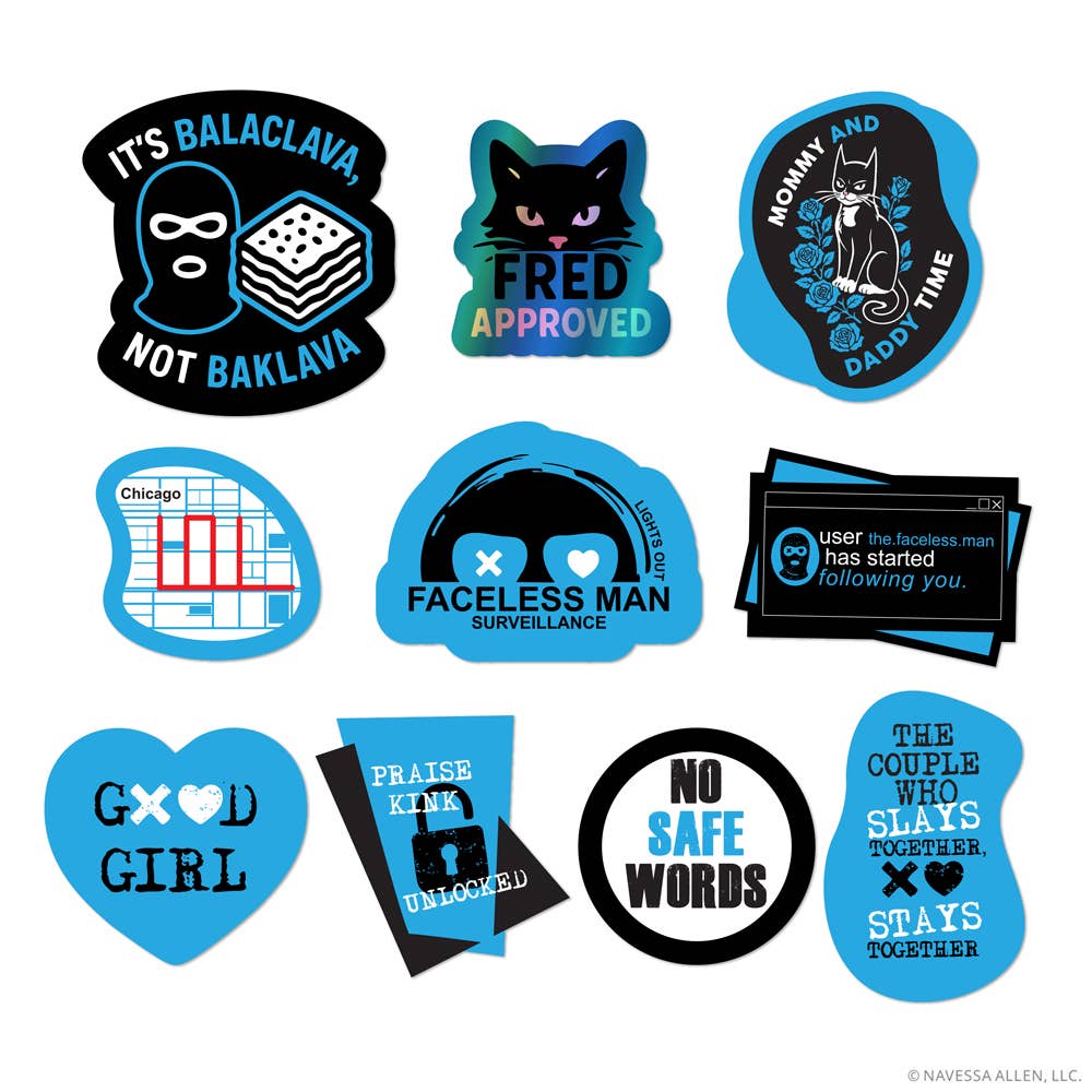 Conquest Journals - Vente Autocollant - (10-Pack) Autocollants Lights Out4