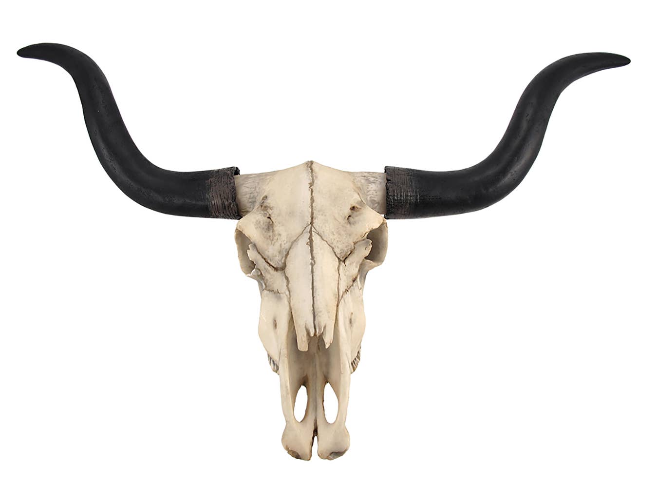 Zeckos - Wholesale Wall Accent - Long Horn Cow Skull Wall Hanging Longhorn Steer 27.5 inch
