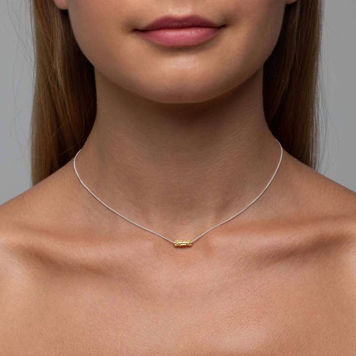 Kebaikan Halskette mit Goldperlen für den Großhandel von Mimi + Marge