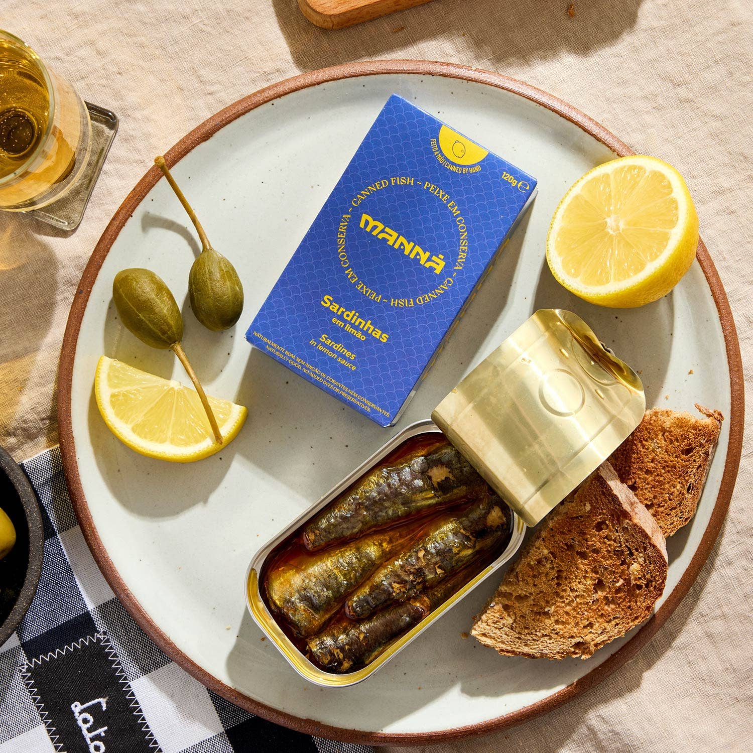 Lata - Wholesale Tinned Fish - Manná Sardines in Lemon Sauce1