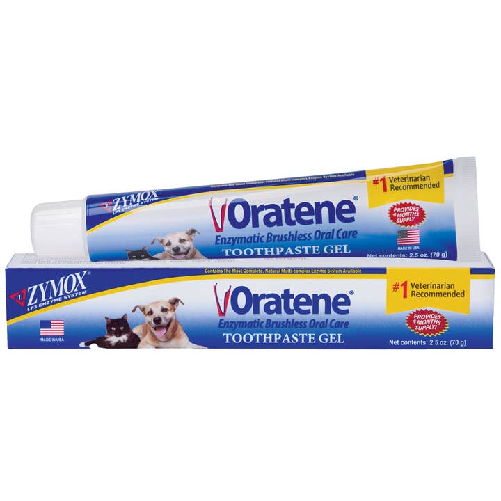 Pet Palette Distribution - Wholesale Pet Toothpaste - Dog - Zymox Oratene Brushless Toothpaste Gel 2.5oz