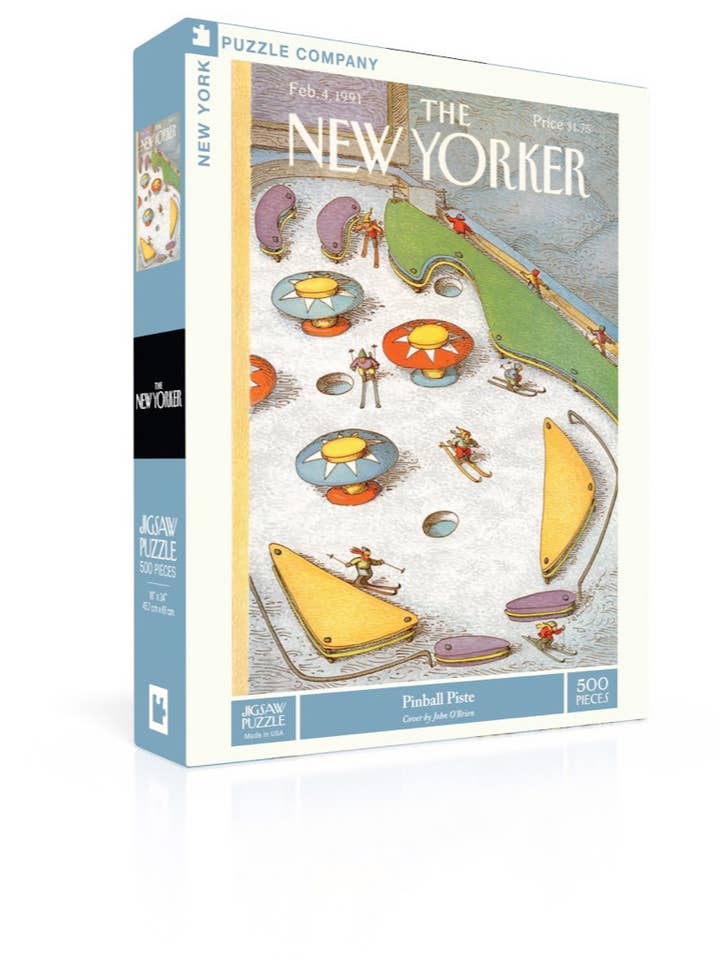 Pinball Piste - 500 Piece Jigsaw Puzzle for wholesale by New York Puzzle Company