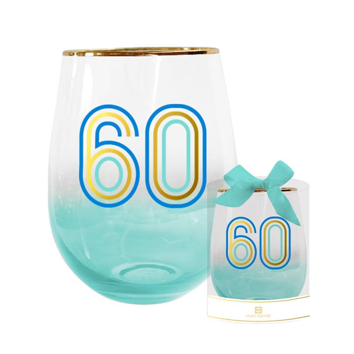 Mary Square - Wholesale Wine Glass - Birthday Milestones Wine Glasses4