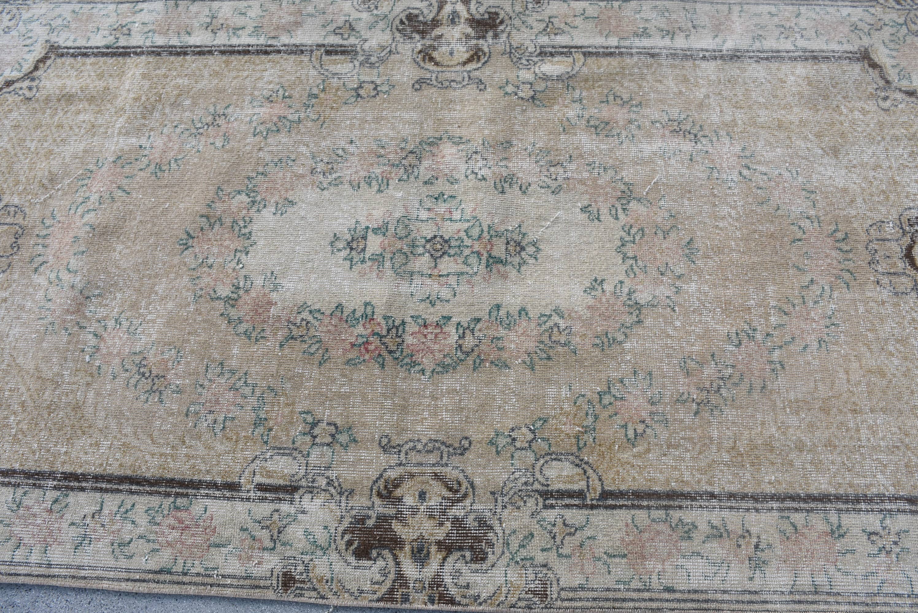 Anatolia Loom - Wholesale Runner Rug - Vintage Wool Rug - Classic Beige & Brown Rectangle4