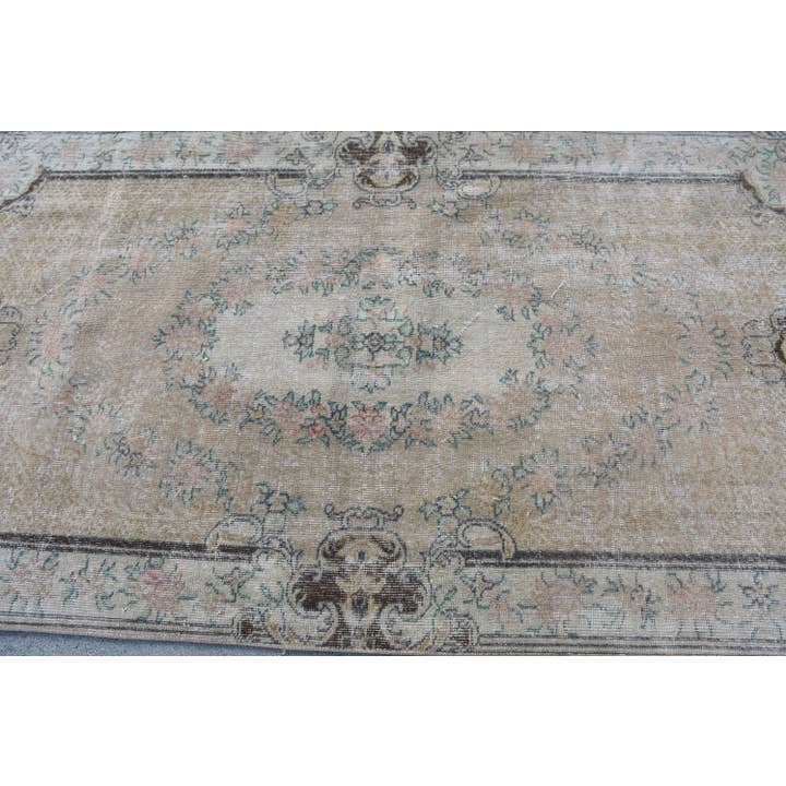 Anatolia Loom - Wholesale Runner Rug - Vintage Wool Rug - Classic Beige & Brown Rectangle4