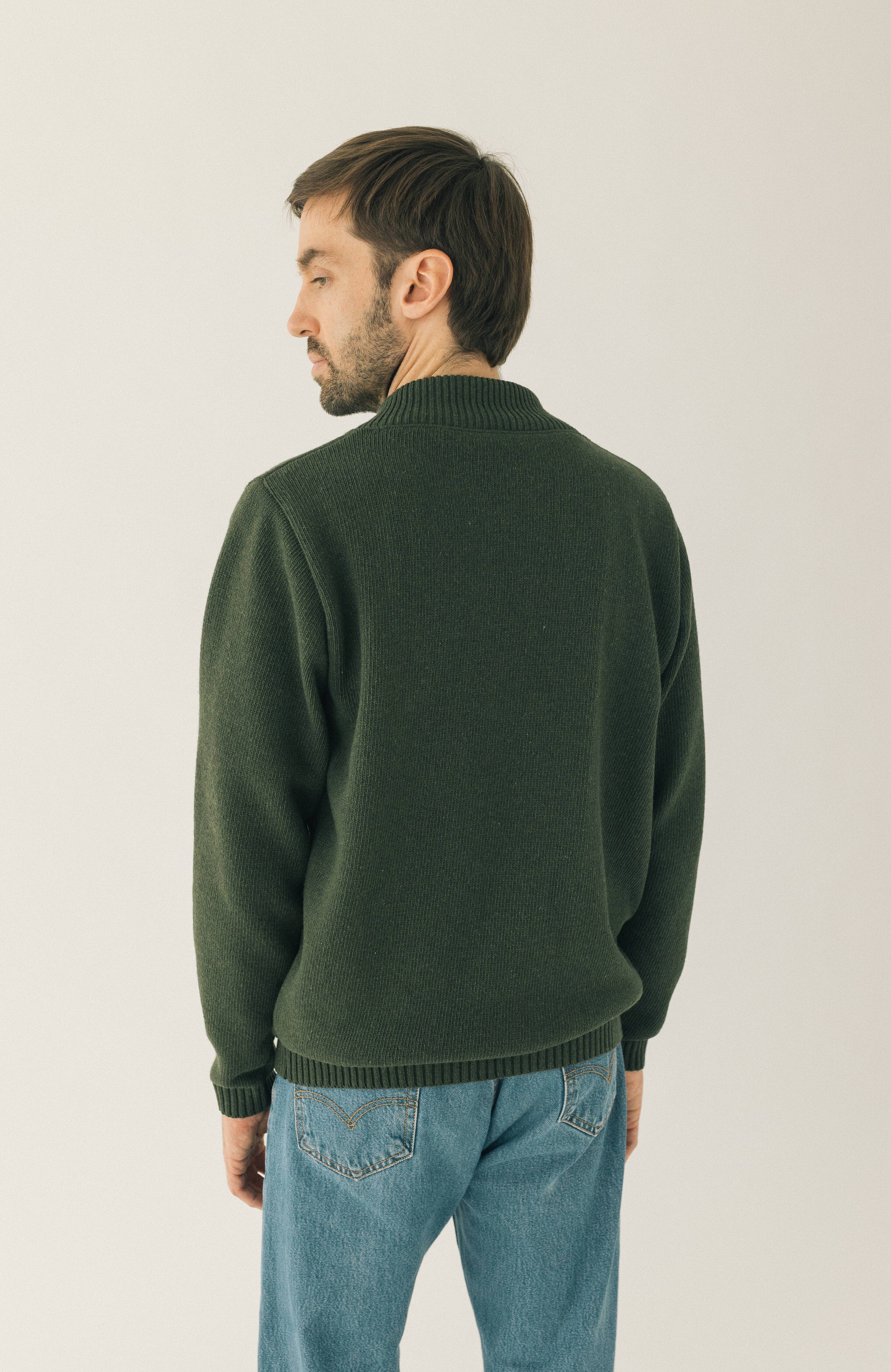 Cent agulles - Wholesale Jacket - Men's - Plain khaki green jacket - men1