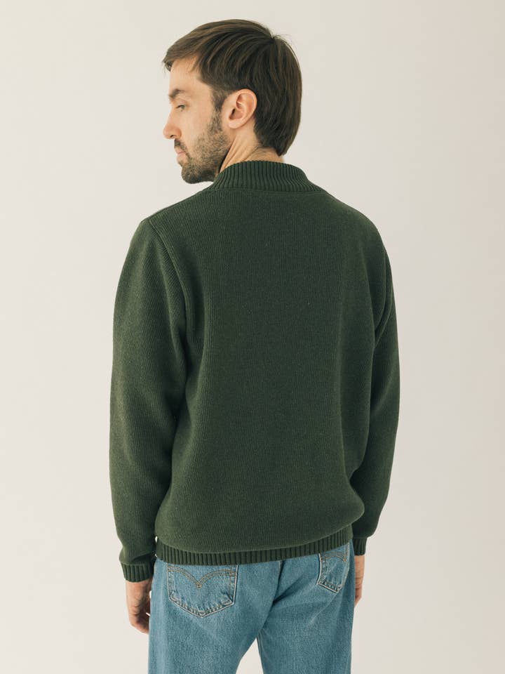 Cent agulles - Wholesale Jacket - Men's - Plain khaki green jacket - men1