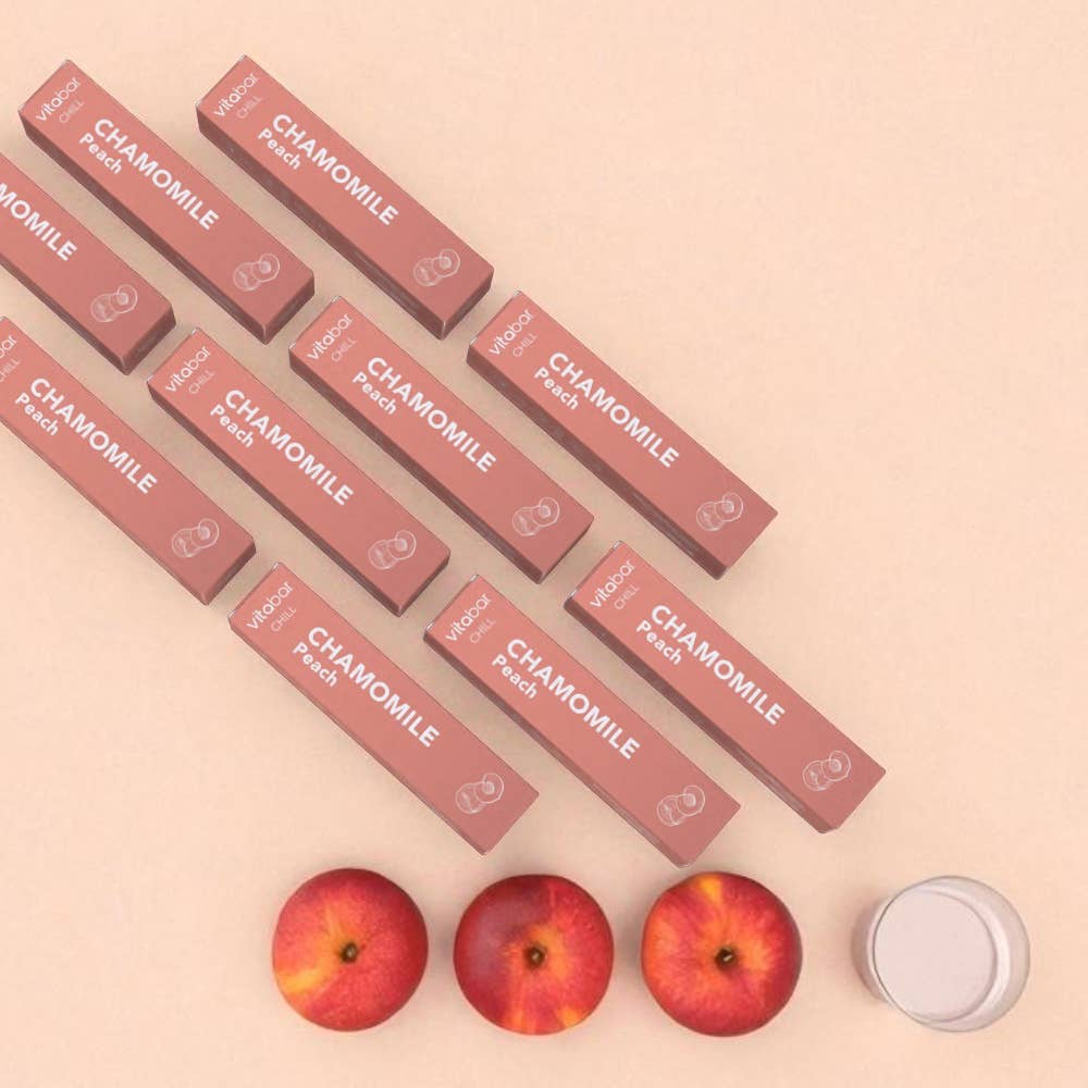 VitaBar - Wholesale Oral Supplement/Vitamin - CHILL - Chamomile - Peach Flavor - 10 PACK2