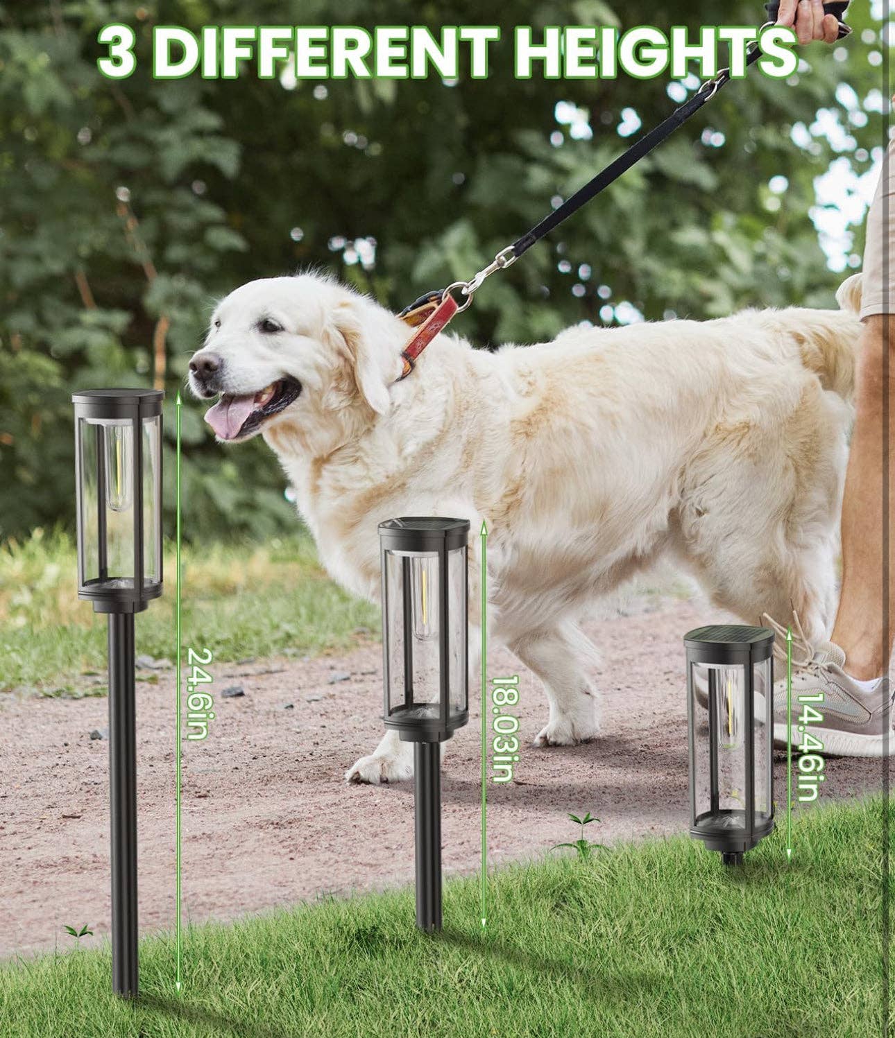 OutdoorSolarOutlet - Wholesale Outdoor/Lawn Light - SmartYard 15 Lumen Bright Solar Lights Outdoor Pathway Lights Waterproof IP65, Auto On/Off 4 Pack0