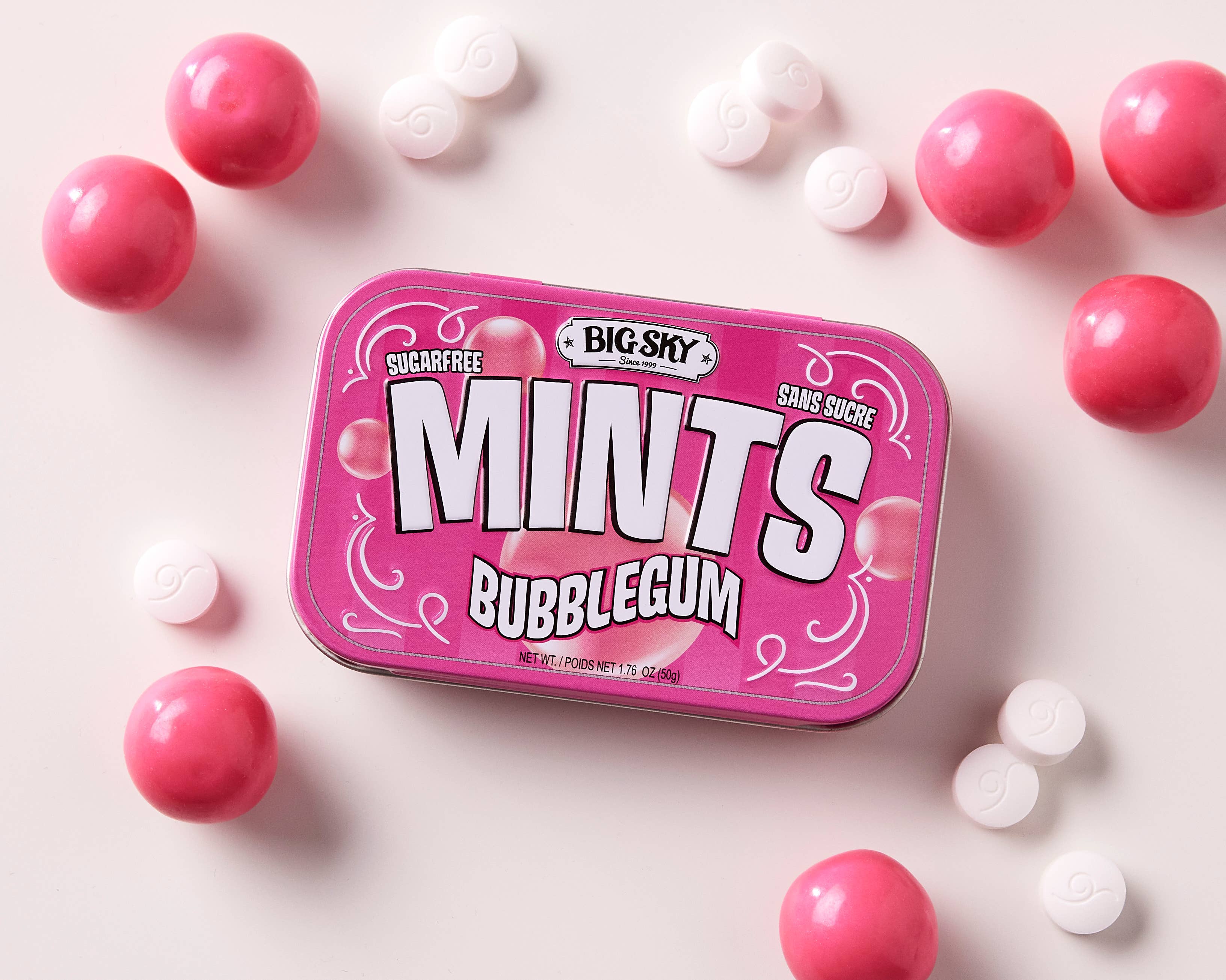 Pops Distro Inc – wholesale Minttabletter – Big Sky Mints - Bubbelgummi (50g) 6Pack2