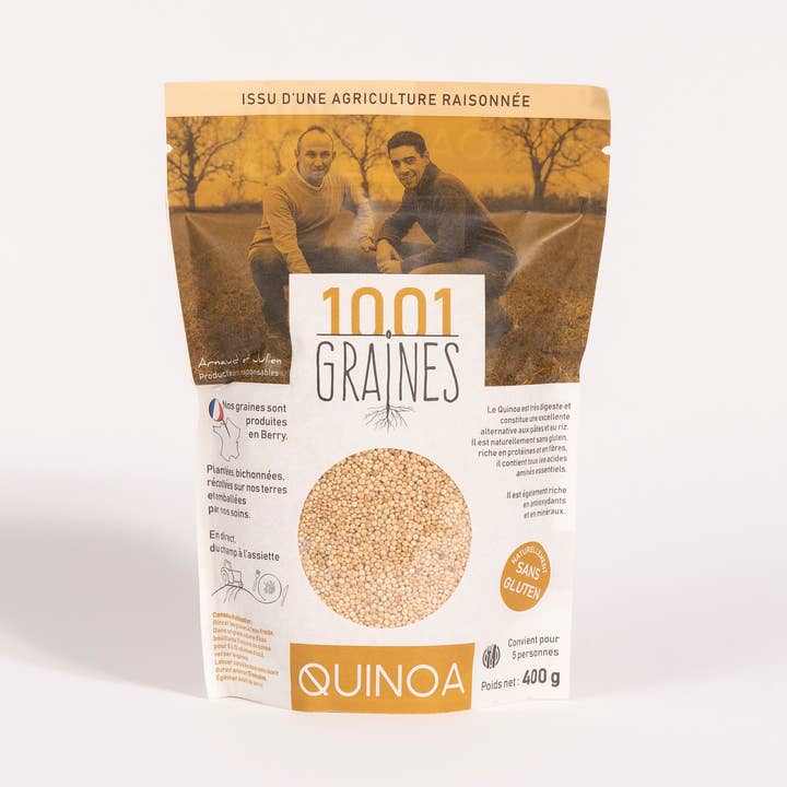 Quinoa 400 g per la vendita all'ingrosso da parte di 1001 GRAINES