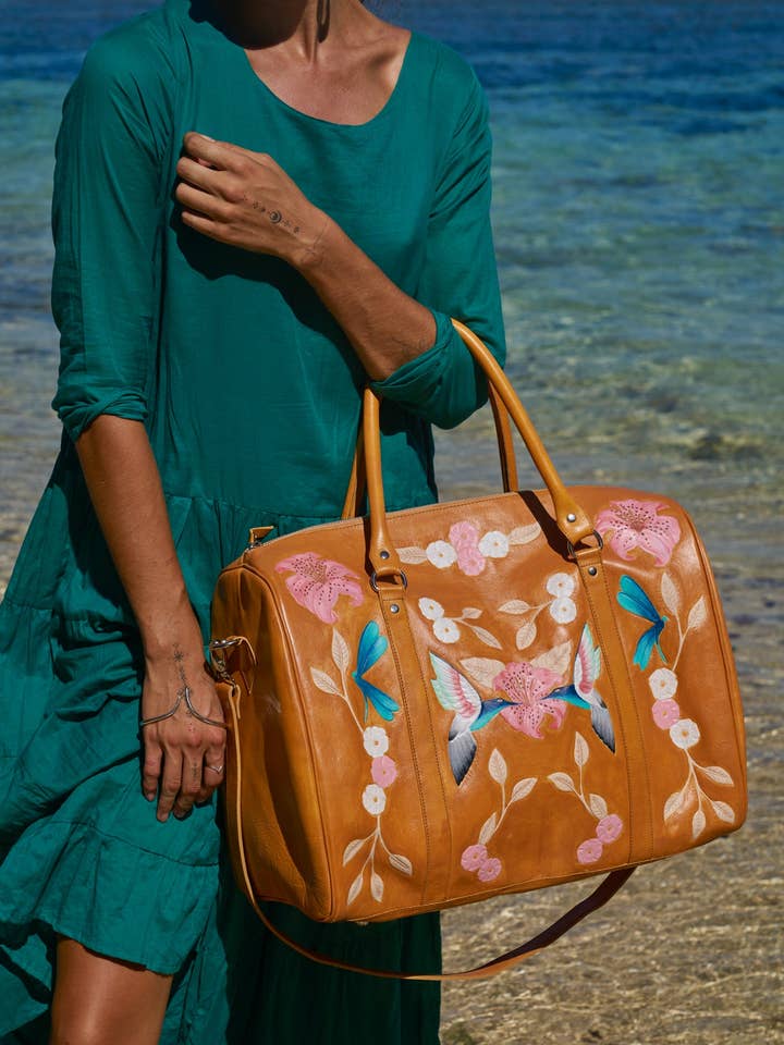 King Hummingbird Väska Svart för wholesale av Jodi Lee