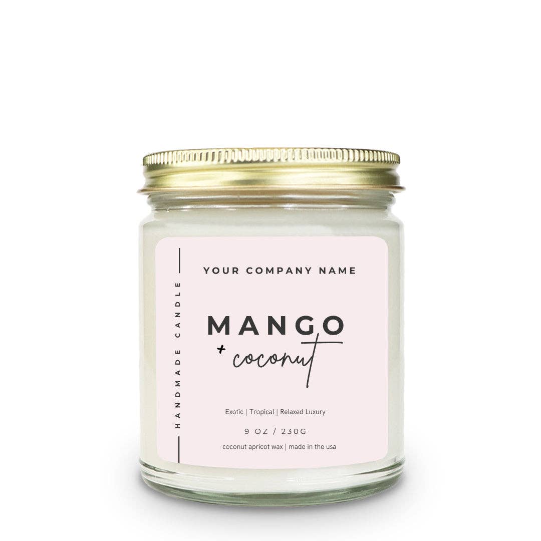 Candle Bliss - Vente Bougie en bocal - Vente en gros, Étiquette préconçue, Bougie en pot en verre transparent3