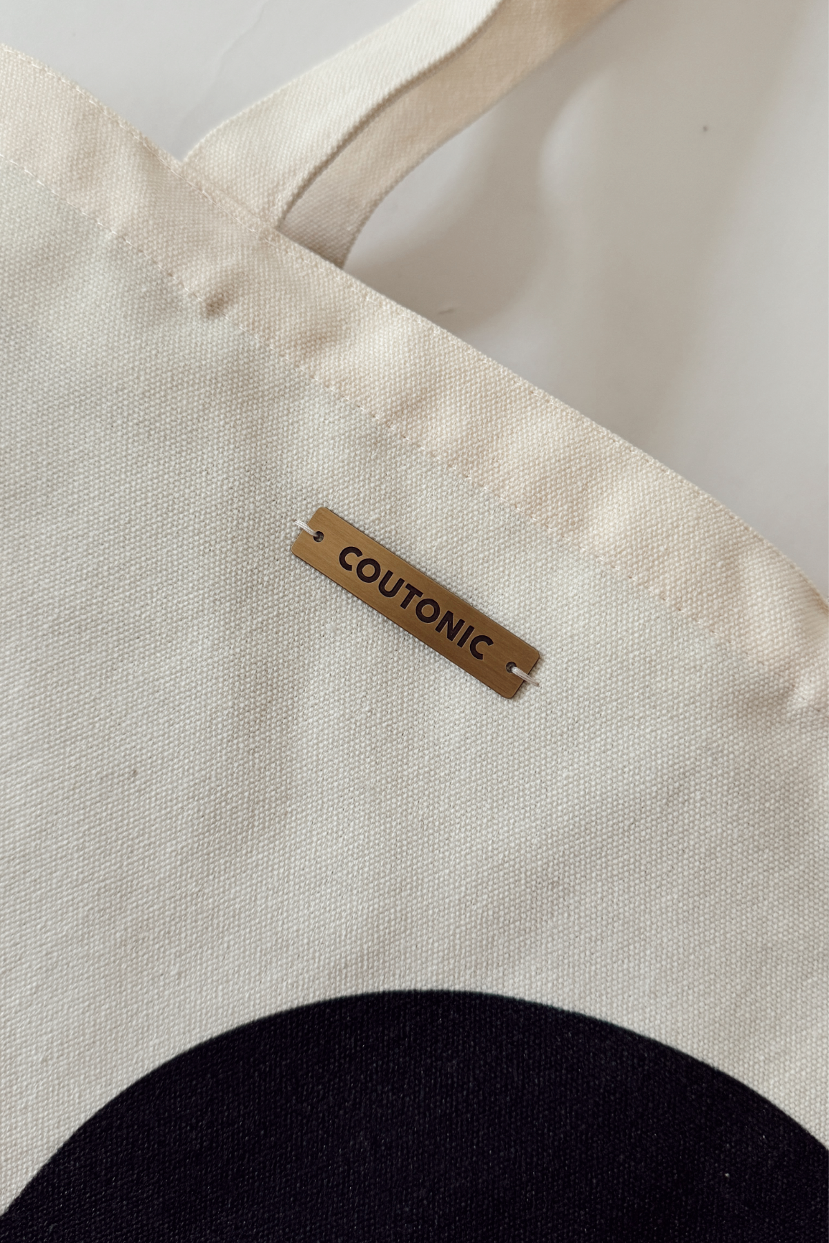 COUTONIC - Wholesale Tote Bag - Women's - Organic Cotton Black Sands Yin Yang Tote 2.04