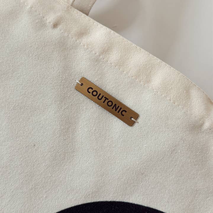 COUTONIC - Wholesale Tote Bag - Women's - Organic Cotton Black Sands Yin Yang Tote 2.04