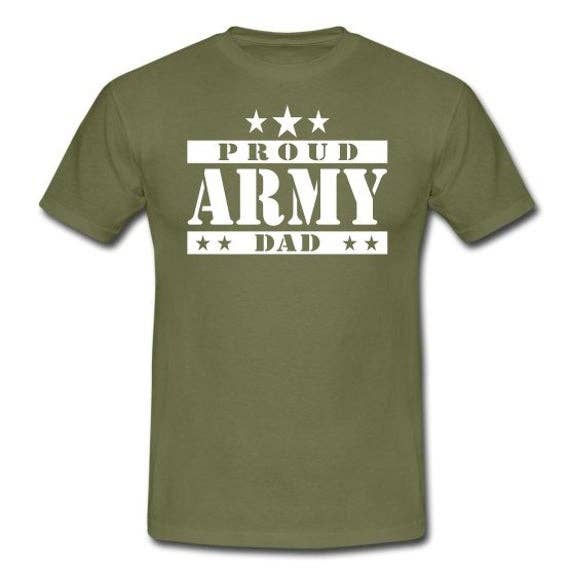 ND Printing - Wholesale Screen Printed T-Shirt - Men's - Proud Army Dad