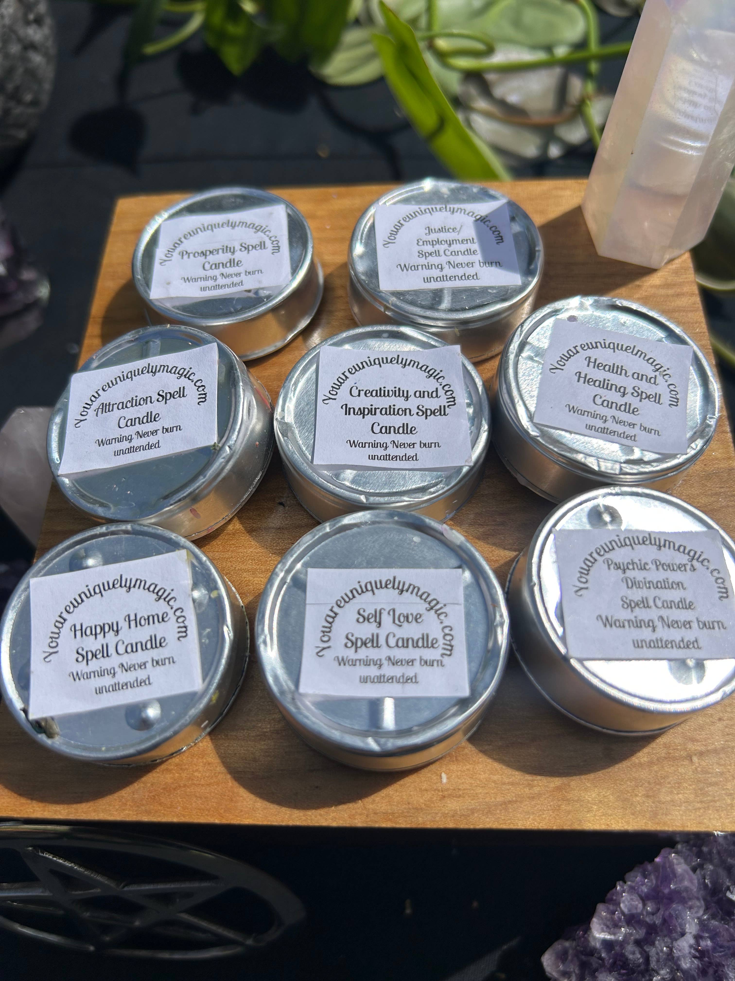 You Are Uniquely Magic - Vente Bougies chauffe-plats - Collection de 3 bougies Tealight Spell, chacune, 24 au total2