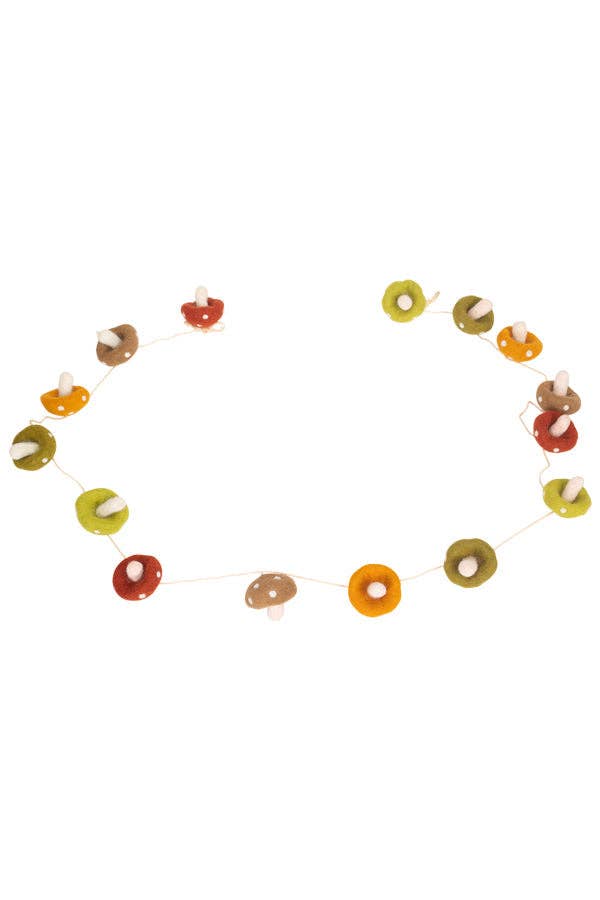 Lakhays Collection Inc. - Wholesale Bunting/Garland - Felt Mushroom Garland7