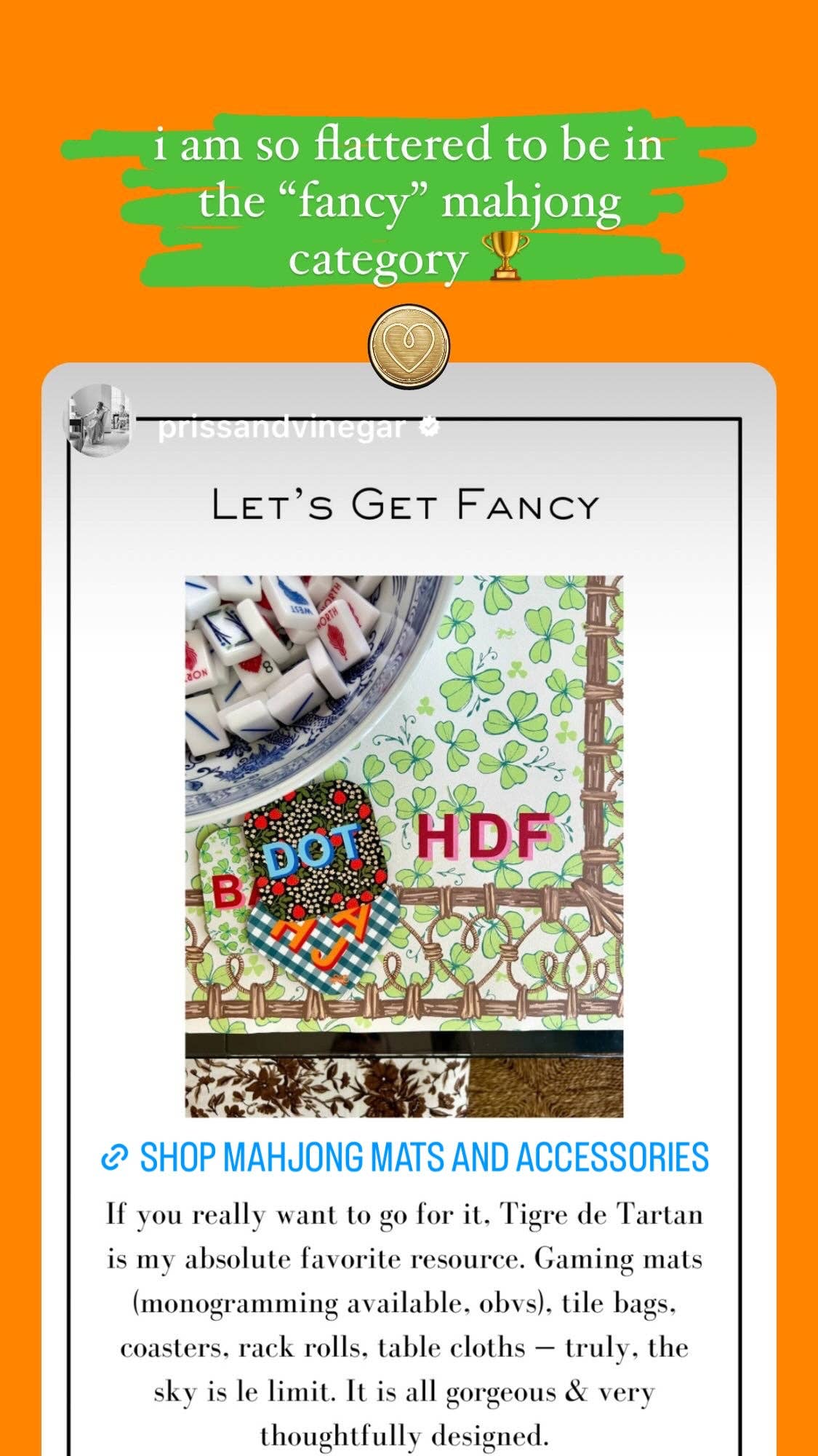 REMOVED BRAND - Wholesale Board Game - Mahjong Gaming Mat, CHINOISERIE BLEU **RULES EDITION**7