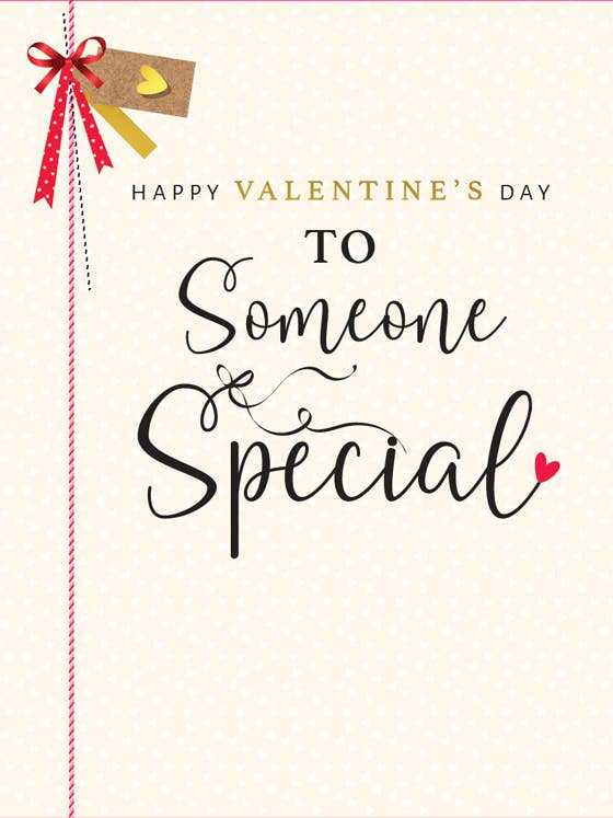 Valentinsdagkort, En særlig person, Skrifttype for engroshandel hos Piccadilly Greetings