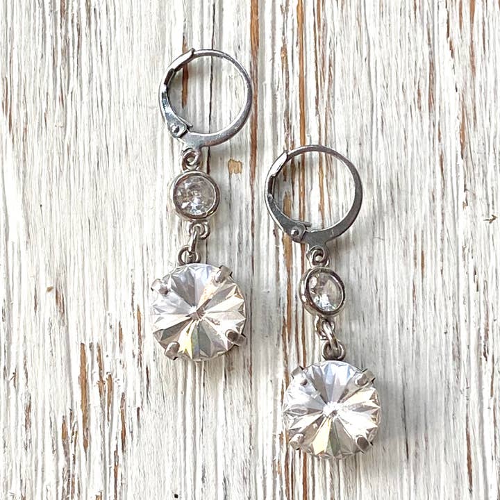 Swarovski-kristallen oorbel, boutique sieraden, salon, bruids voor wholesale door VB&CO Designs Handmade Jewelry