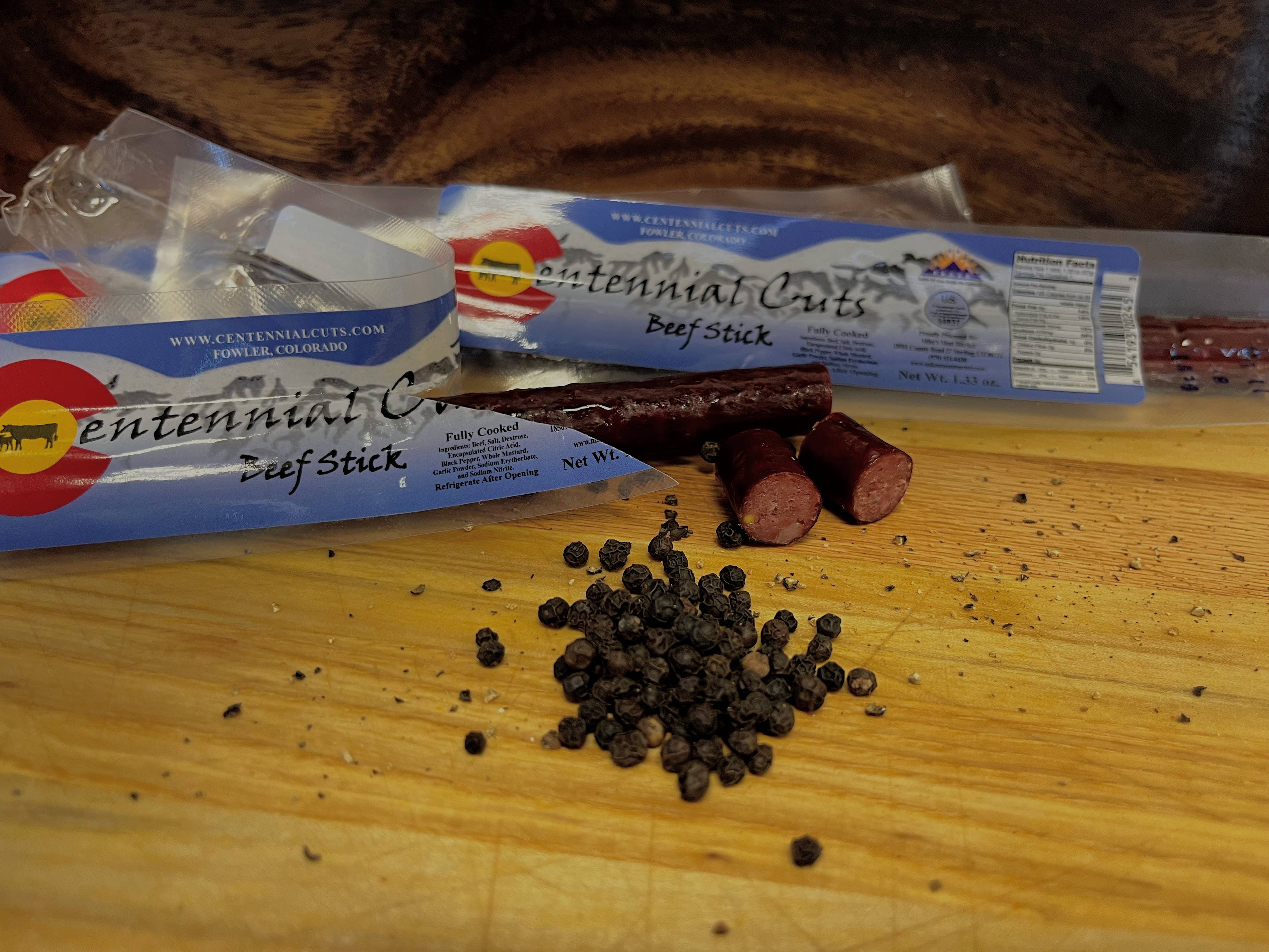 Centennial Cuts - Wholesale Jerky - 25 count 1.33 oz Beef Sticks1