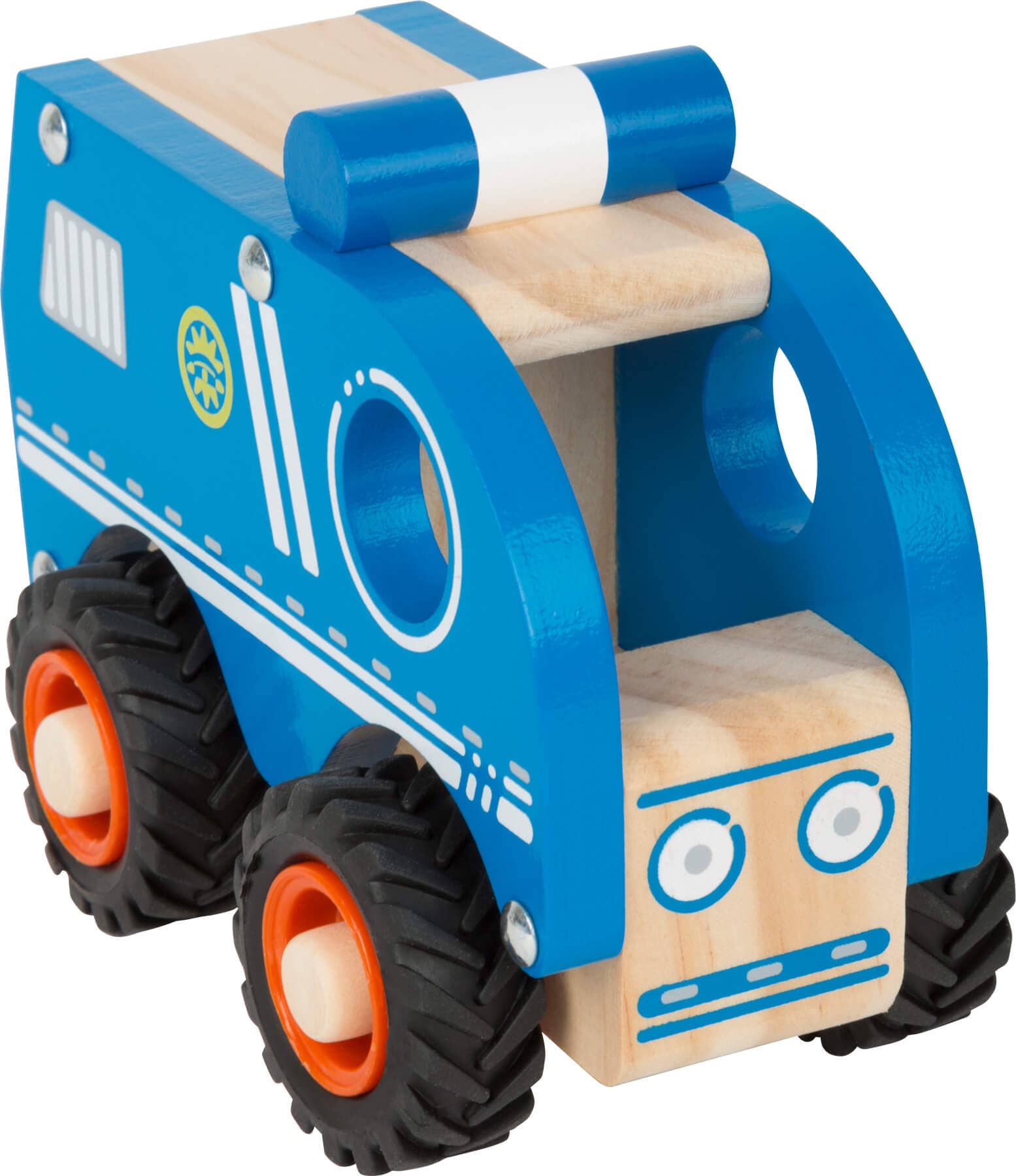 small foot - Vente Voiture/camion miniature – enfant - Voiture de police en bois FSC® certifié2