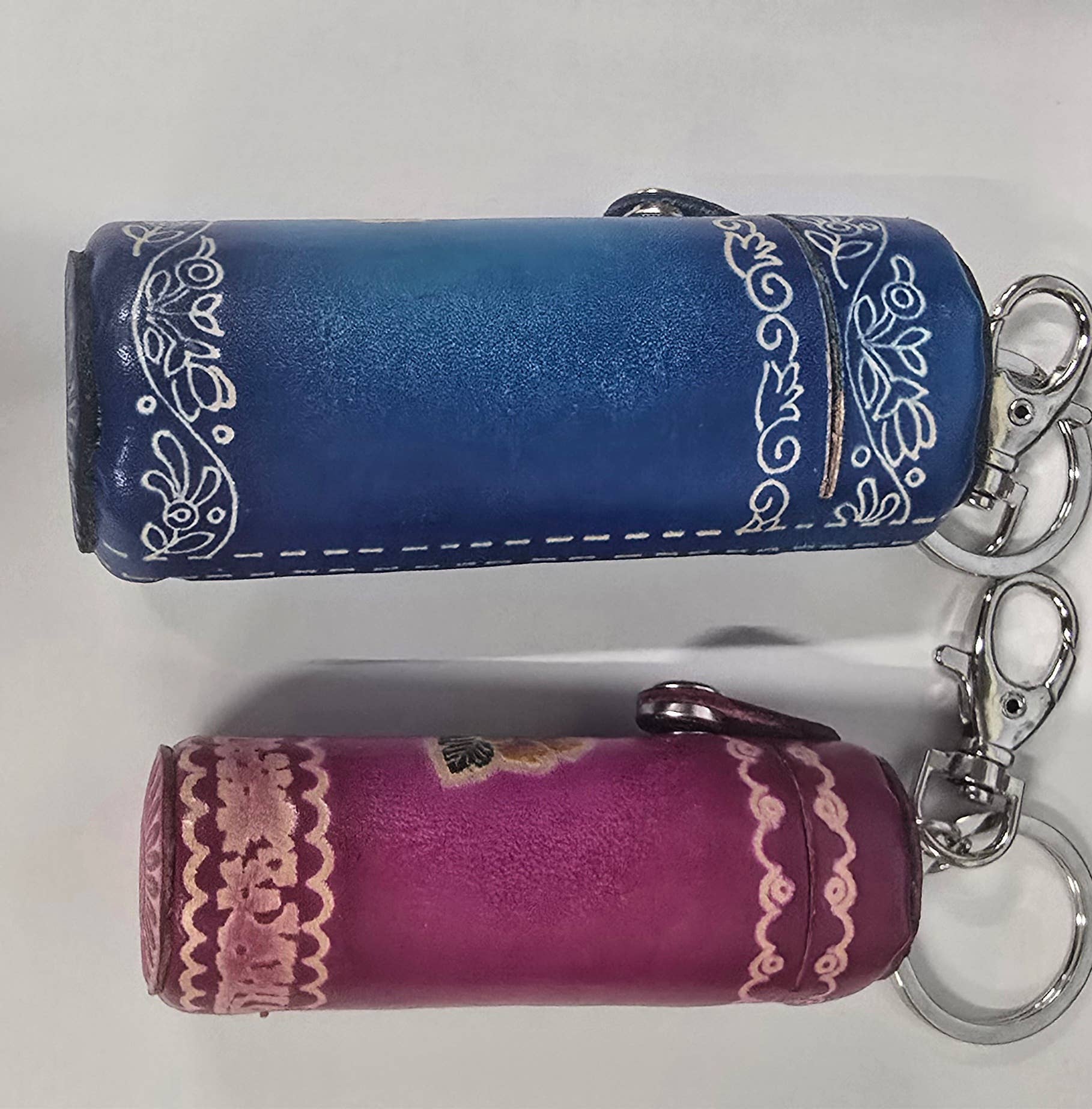 Sunflower Handmade leather inc - Wholesale Lip Balm Case/Holder - leather  lipstick ChapStick tooth pick pill case3