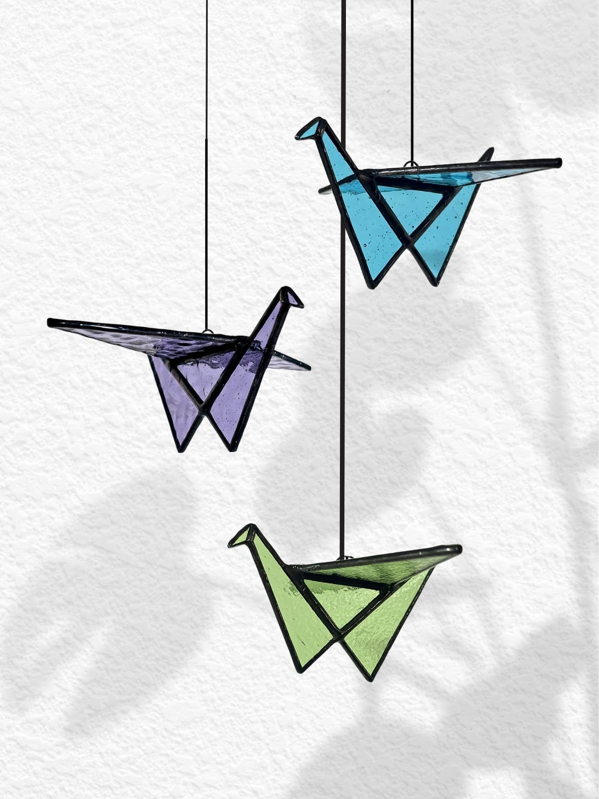 Samara Designs Studio - Wholesale Suncatcher - Stained Glass Origami Crane Suncatchers | Hanging Decor7