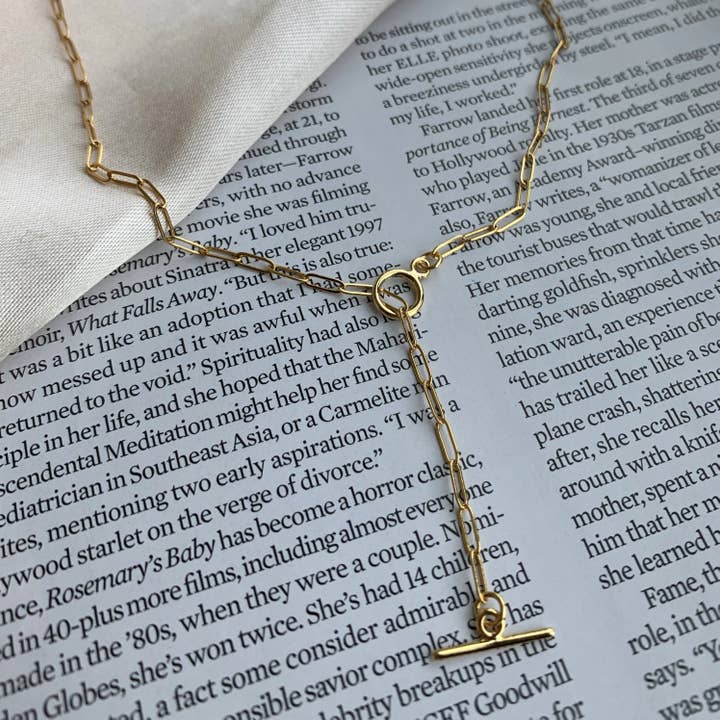 TOGGLE DAINTY CHAIN NECKLACE for wholesale by FALA