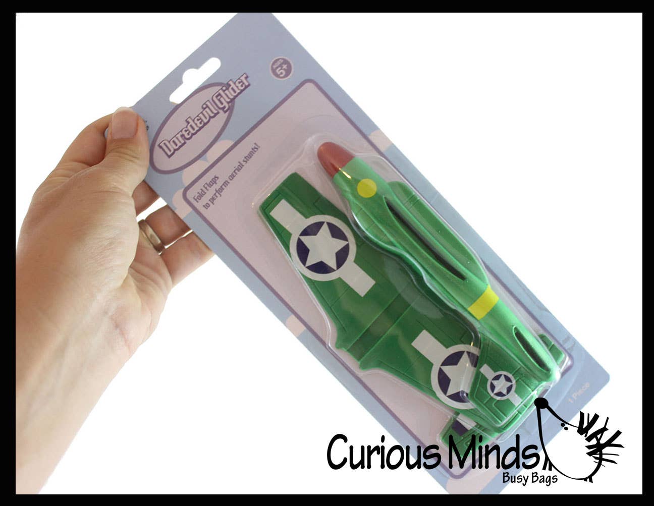 Curious Minds Toys - Vente Avion miniature – enfant - 1 planeur en mousse souple pour planeur - Paper Airplane Aviation - Inde8