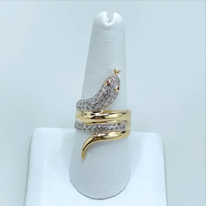 DIJU Jewelry - Wholesale  - 18k Gold Filled with Micro Cubic Zirconia and Silver Filled Sake Ring Wholesale Jewelry Supplies6