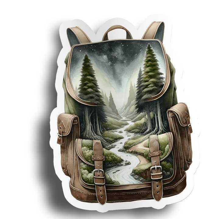 PiggyPrintStickers - Wholesale Sticker - Backpack Nature Sticker