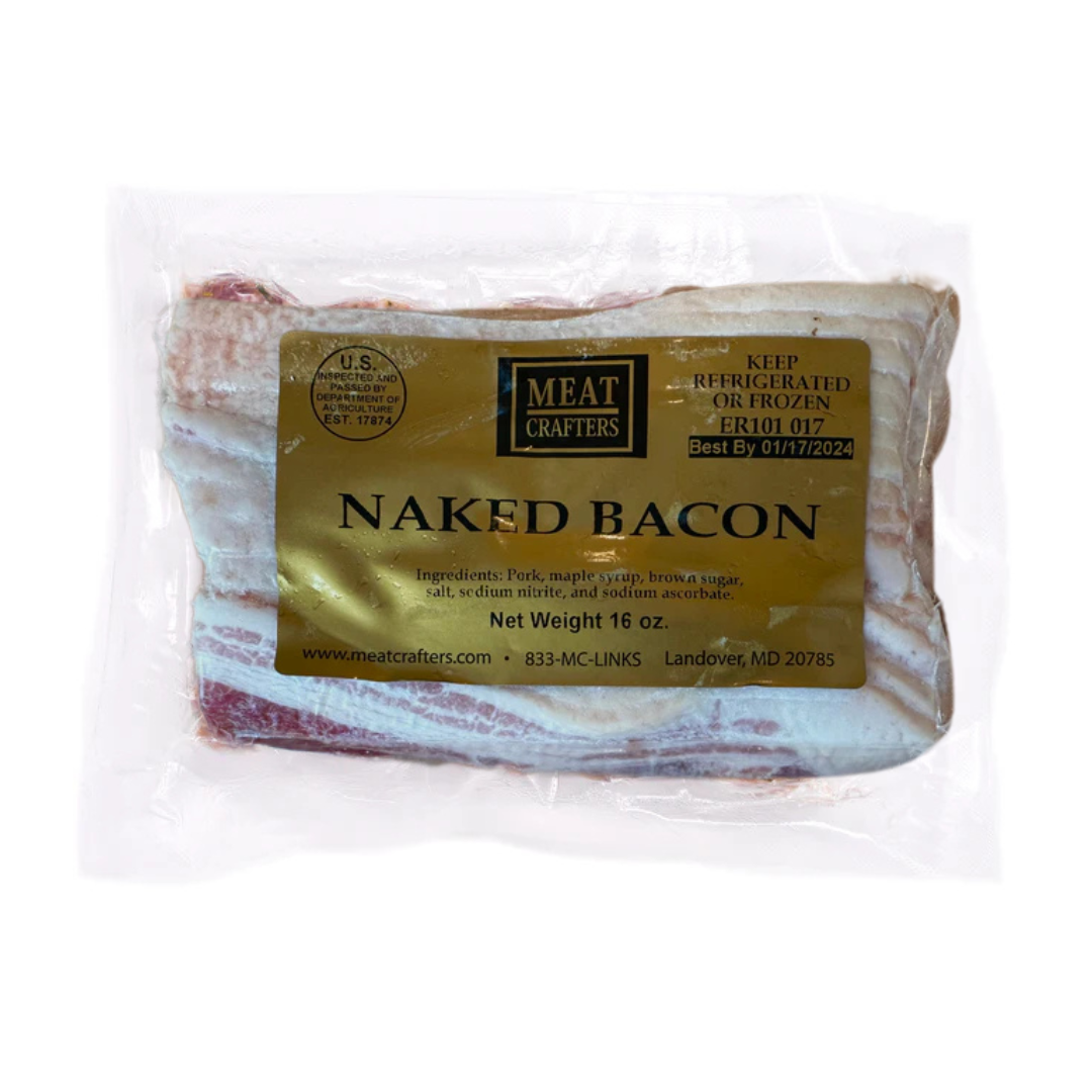 MeatCrafters Inc. - Wholesale Pork - Smoked Naked Bacon: Duroc Pork, Maple-Cured, Thick-Cut7