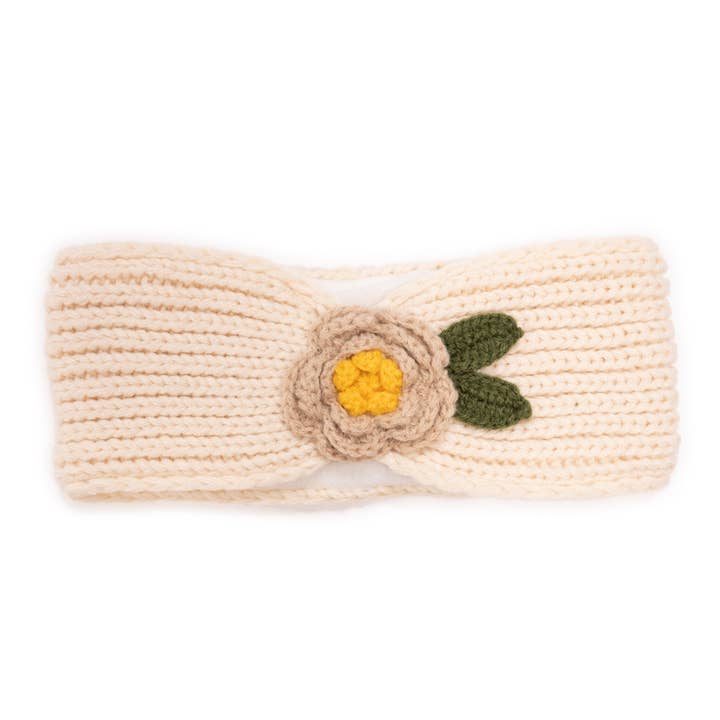 MUK LUKS Women's Headband w/ Crochet Flower for wholesale by Muk Luks