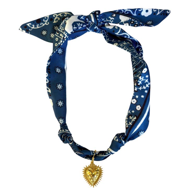 Nora James jewelry - Wholesale Pendant/Charm Necklace - Cheyenne scarf necklace