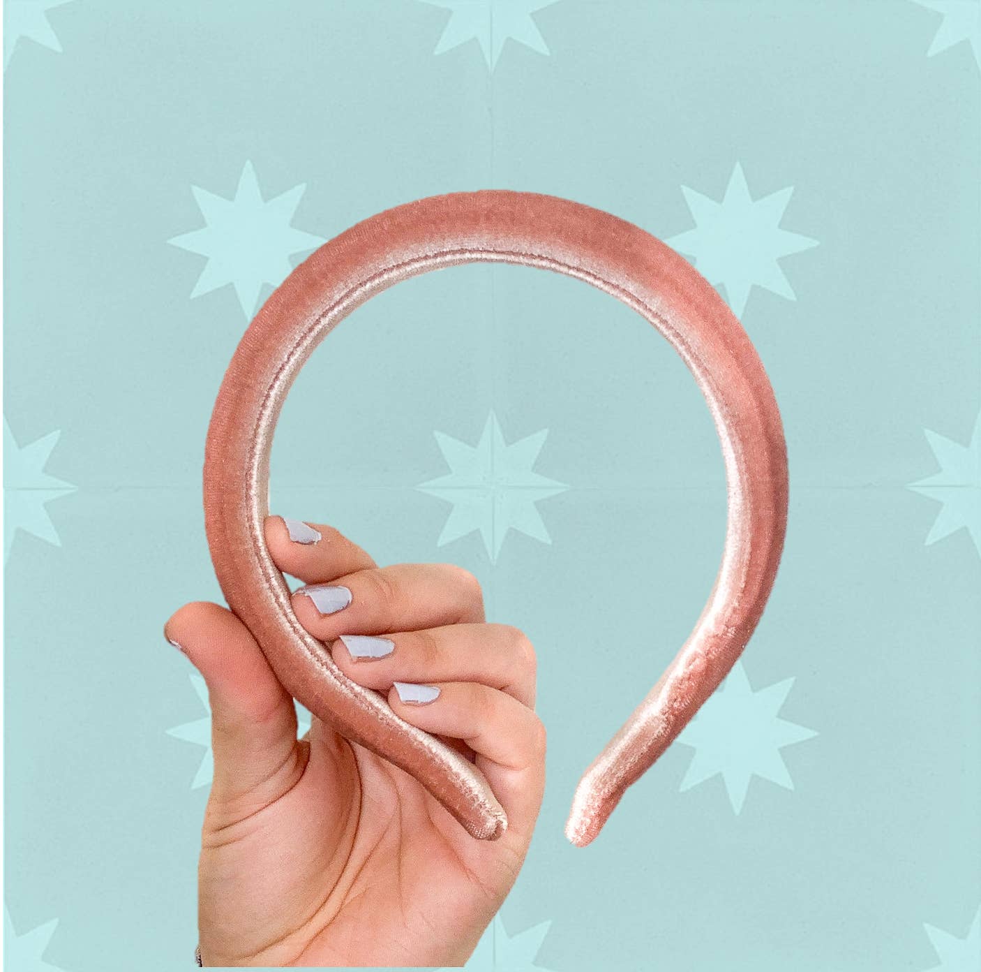 Iris Atelier - Wholesale Fashion Headband - Women's - Padded Velvet Headband - Small Thin4