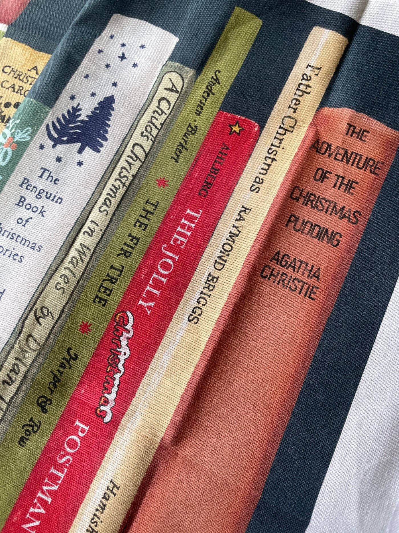 Design Smith - Wholesale Tea Towel - The Christmas Library - tea towel4