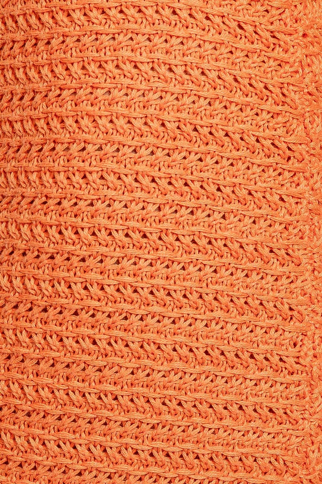 LE LIS - Wholesale Dress - Women's - SQUARE NECK SLEEVELESS CROCHET MIDI DRESS6