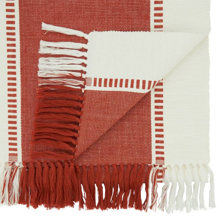 Saro Lifestyle - Wholesale Table Runner - Stripe Runner - Natural Look and Feel11