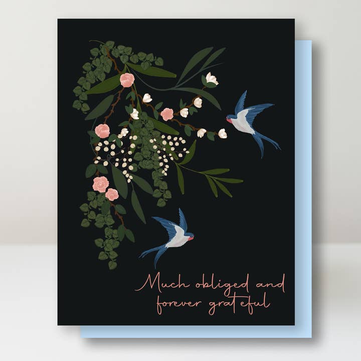 Much Obliged and Forever Grateful for wholesale by Papermum Press