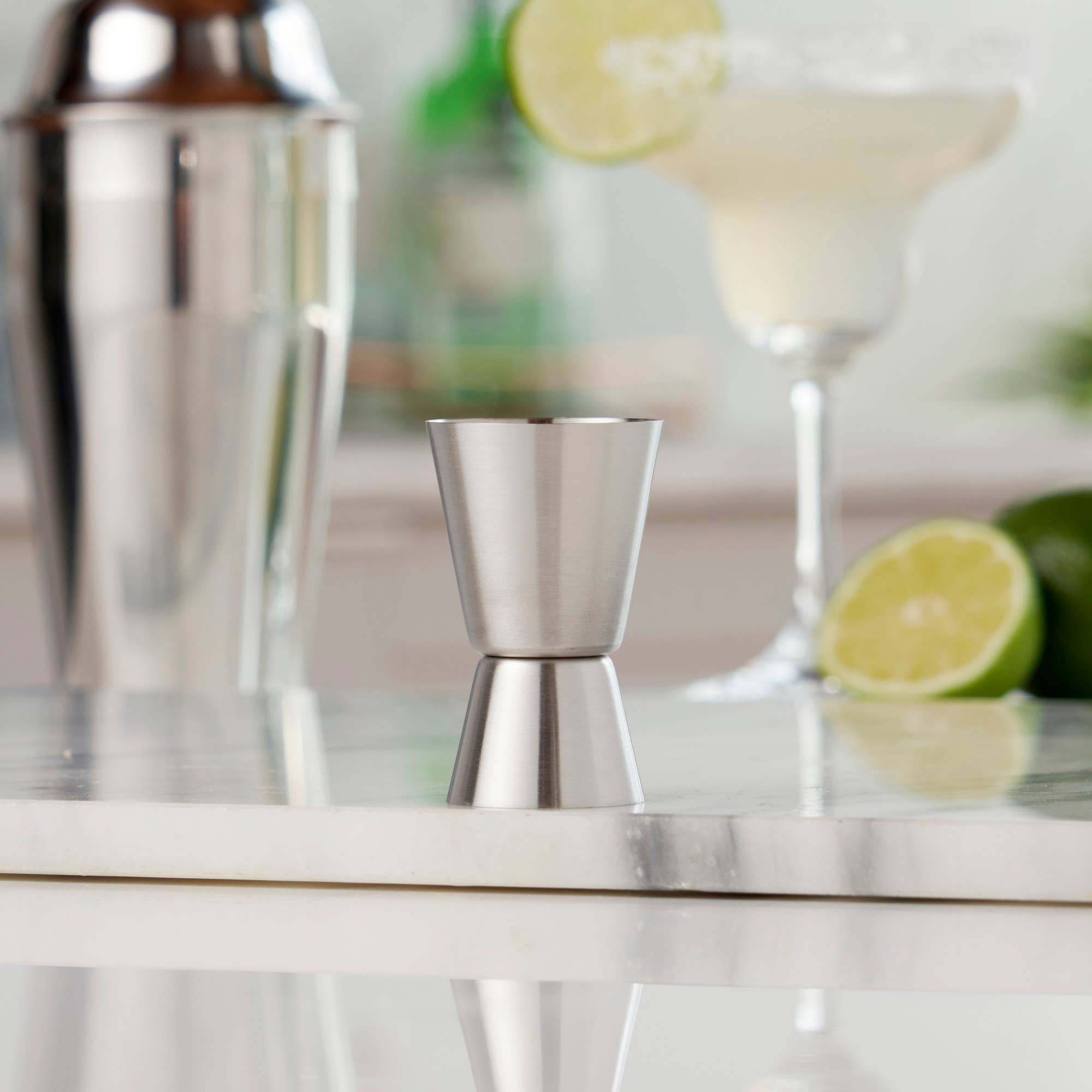 TRUE - Wholesale Jigger - Stainless Steel Double Jigger .75 1 oz or 1 1.5 oz4