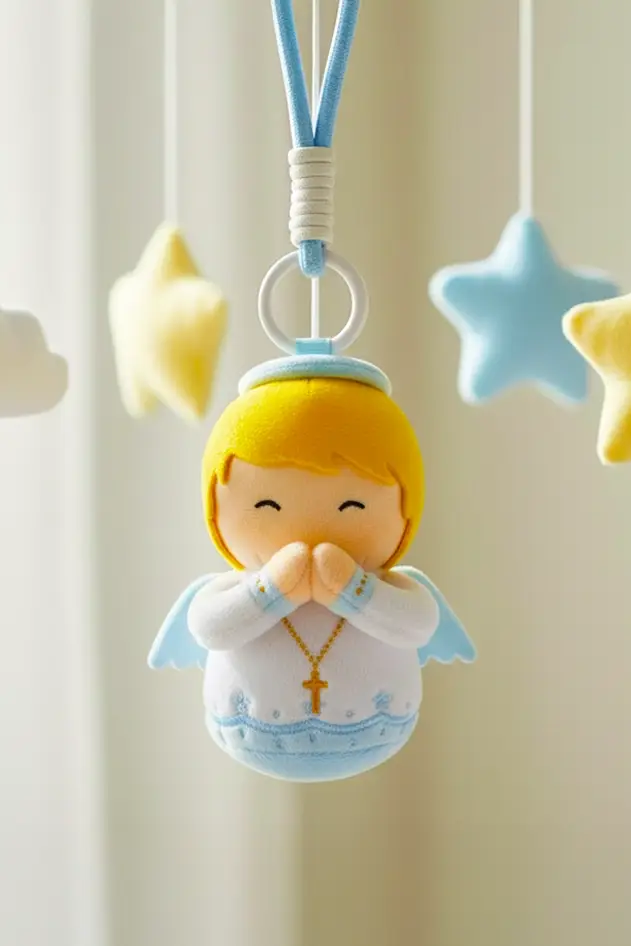 Little Drops of Water® - Wholesale Stuffed/Plush Toy - Kids & Baby - Guardian Angel Boys Catholic Mini Plush Doll 4.75" | Angel5