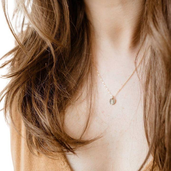 Pine Tree Necklace for wholesale by Ever Aster