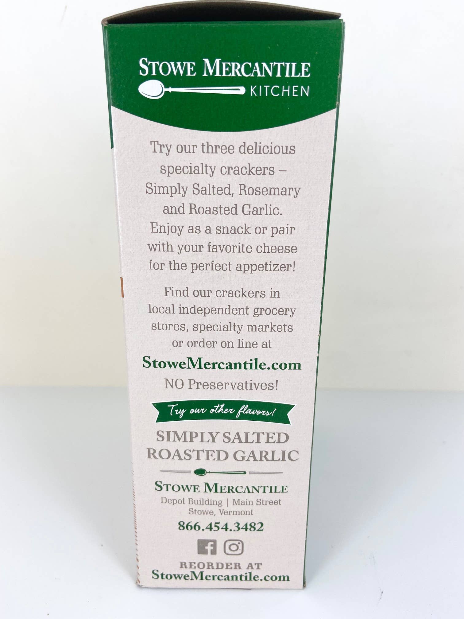Stowe Mercantile Kitchen - Wholesale Krokante deegwaren - Rosemary Crackers2